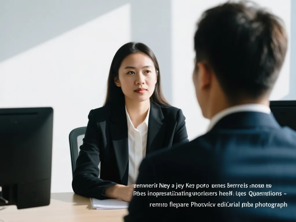 Crafting Compelling Answers to Key Questions - how to prepare for a job interview?