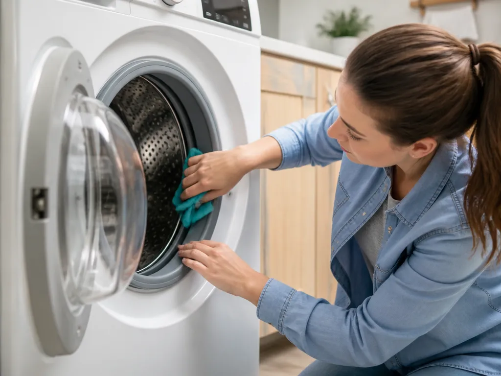 how to clean a front load washing machine?