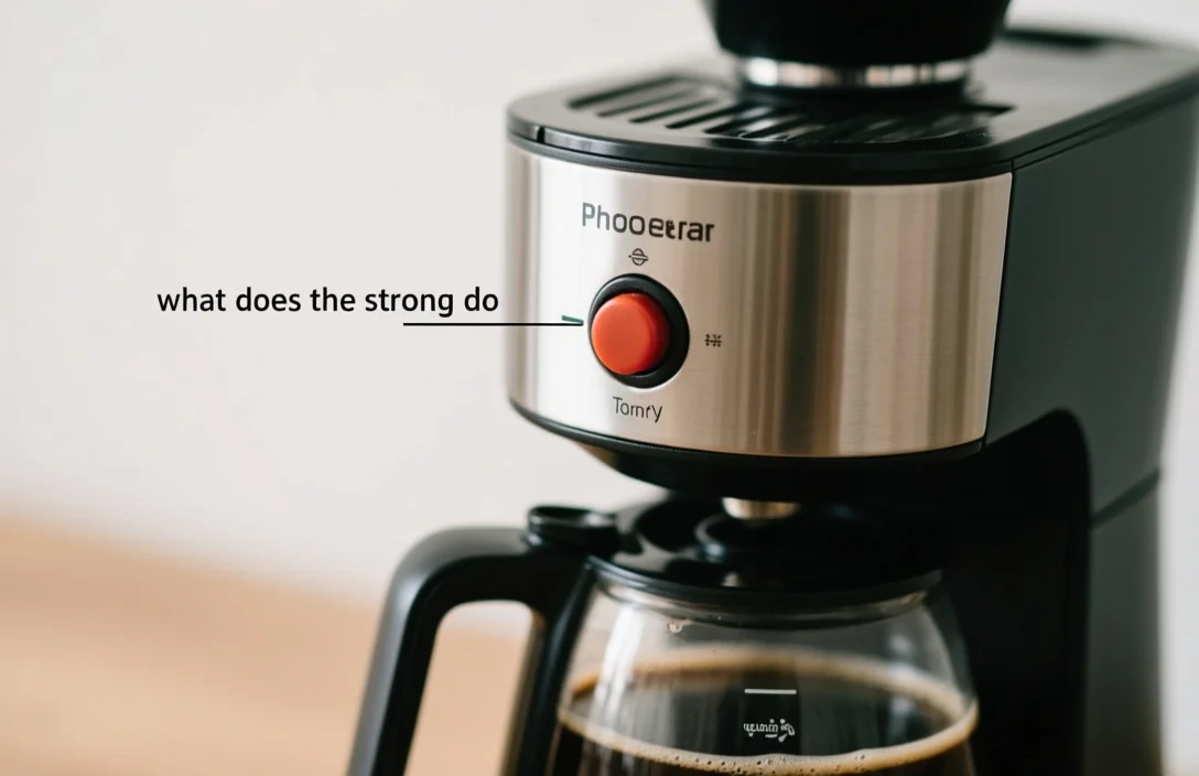 Options for what does the strong button do - what does the strong button do on a coffee maker?