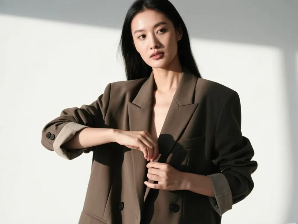 Sleeve Styling And Finishing Touches - how to style oversized blazer for women?
