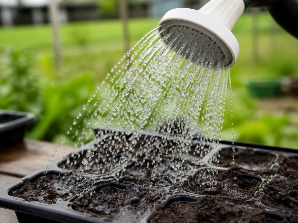Watering During Germination - when to plant hollyhock seeds?